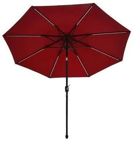 Umbrela gradina/terasa,​​​​​​​ LED solar, 270 cm