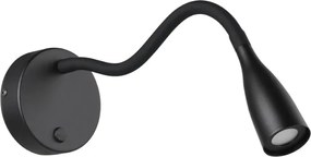 Eglo 901818 - Lampă LED de perete flexibilă OLIVANDINO, 3,8W/230V, neagră