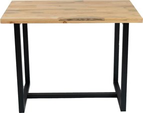 Masa bucatarie  lemn.seria wood A-620,pin natur-negru,100x59x75 cm, 30103