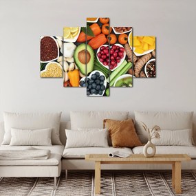Tablou - Alimente sănătoase (150x105 cm)