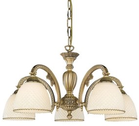 Candelabru din alama 5 brate design italian 7005