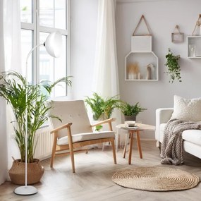 Lampă de podea ZACK 1xE27/15W/230V albă