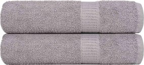 vidaXL Prosoape de mâini, FROGN, 2 buc., gri, 50x100 cm, 360 g/m²