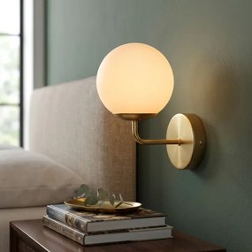 Brilagi - Lampă de perete MALIVA 1xE14/15W/230V aurie/albă