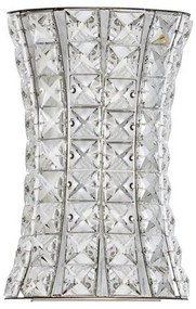 Aplica de perete LED crom, cristale sticla CELYSIA