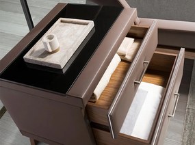 Noptiera eleganta design LUX Brown