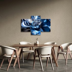Tablou cu abstracție - cercuri (90x60 cm)