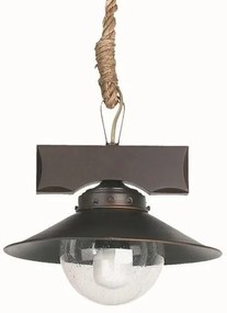 Pendul rustic stil marinar diametru 24cm Nudos 68139