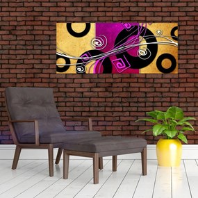 Tablou abstracției (120x50 cm)