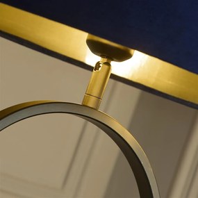 Lampadar/Lampa de podea decorativa Modish negru/navy