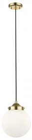 Lustra, Pendul modern modern RIANO auriu/ alb P0454-01D-F7AA ZL