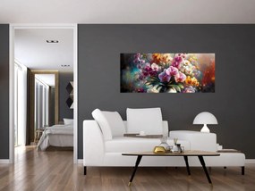 Tablou - Vas de flori II. (120x50 cm)
