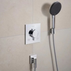Baterie cada-dus termostatata Hansgrohe Ecostat Comfort E finisaj crom lucios fara corp ingropat