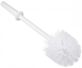 Perie pentru toaleta Brabantia ReNew 648989, 37,2 cm, Maner ergonomic, Alb