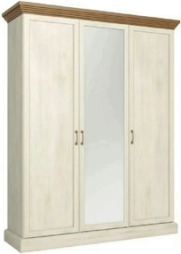 Dulap ROYAL S3D, pin nordic/stejar salbatic, PAL melaminat, cu 3 usi,