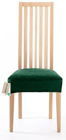 Restilo Husă elastică pentru scaun Sento verde închis, 40 x 40 + 5 cm