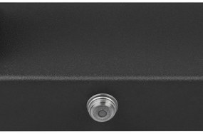 Aplică de perete negru-mat LED Fabrizio – Trio