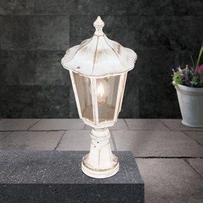 Stalp iluminat exterior stil clasic IP43 H53 Puchberg AL 11K/82503 weiß-gold/rauch OR