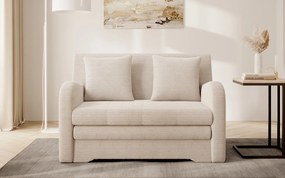 Canapea lemn masiv extensibilă Ario Personalizabilă, 130 × 103 × 85 cm - royal 01