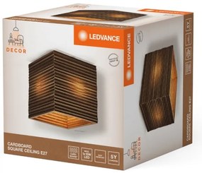 Plafonieră Ledvance DECOR CARDBOARD 1xE27/15W/230V 25x25 cm