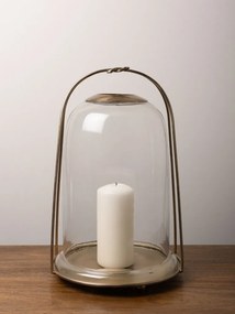 Felinar din metal, H39cm, Cloche