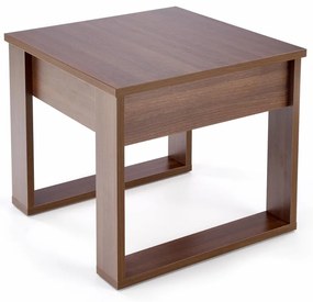 Masuta de cafea Nea patrata nuc inchis L60 cm