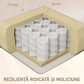 HOMCOM Fotoliu Electric Rabatabil cu Telecomandă, Suport pentru Picioare, Temporizator și Măsuță, 77x93x105 cm, Bej | Aosom Romania
