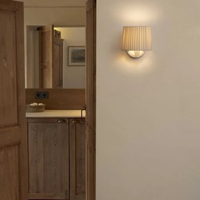 Aplica de perete moderna design elegant SAMBA mini alb/bej
