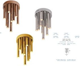 Plafoniera LED dimabila design Premium Class Quality ORGANIC auriu C0197D MX