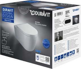 Duravit ME by Starck vas wc cu capac soft-close agăţat da alb 45790920A1