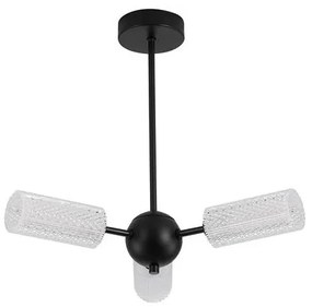 Candelabru cu 3 brate metal negru Cosmic