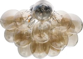 ByRydens 4202610-5503 - Plafonieră GROSS, 6 x G9, 8 W, 230 V, fumuriu/maro, Ø70 cm