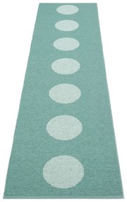 Covor tip traversă pentru interior și exterior turcoaz 70x280 cm Vera Pop Jade – Pappelina