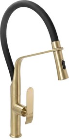 Baterie bucatarie Rea Castor auriu periat