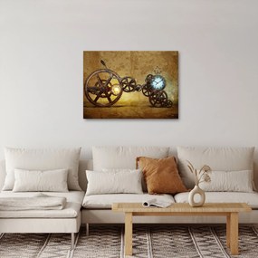 Tablou cu aparatele istorice ale ceasurilor (70x50 cm)