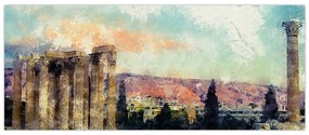 Tablou - Acropole, Atena, Grecia (120x50 cm)