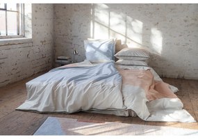 Lenjerie de pat albastru-deschis din bumbac percal pentru pat de o persoană 140x200 cm Colore – Mette Ditmer Denmark