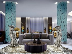 Figurina decorativa design lux Leopard Baguira RIGHT SV-523306