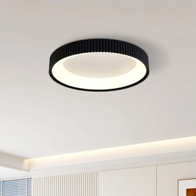 Brilagi - Plafonieră LED dimabilă FALCON MODERN, 30W/230V, 40 cm, neagră + telecomandă