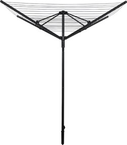 Uscător de haine de grădină, negru, 45 m, ROTARY NEW TYP 3