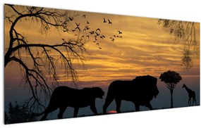 Tablou cu Safari (120x50 cm), în 40 de alte dimensiuni noi