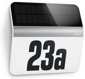 STEINEL 007140 - Număr casă solar LED XSolar LH-N LED/0,03W inox IP44