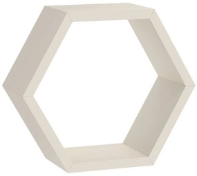 Raft Hexagonal FHS 30x26x11.5 cm MDF Alb