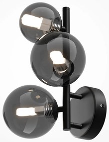 Aplica perete moderna design deosebit Dallas 3 negru