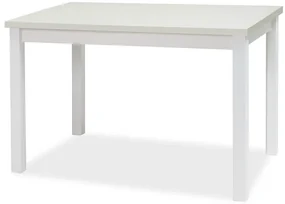 Masă de sufragerie Alfred (alb mat + alb mat) (pentru 4 persoane). 1049836