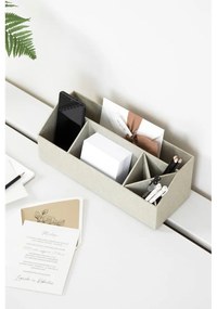 Organizator pentru papetărie din carton Elisa Canvas Paper Laminate – Bigso