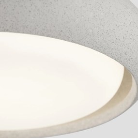 Plafoniera LED exterior iluminat minimalist IP44 ANGA 29cm alba