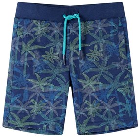 Pantaloni scurți pentru copii cu șnur, bleumarin, 104