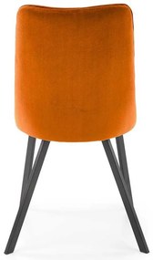 Scaun de bucaterie Nyx, portocale/negru