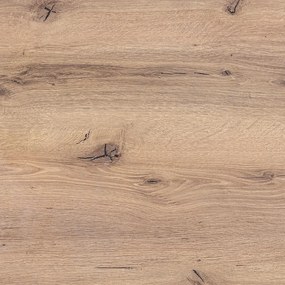 Dulap de bucătărie Primo 220 alb, blat de lucru din stejar charlestone